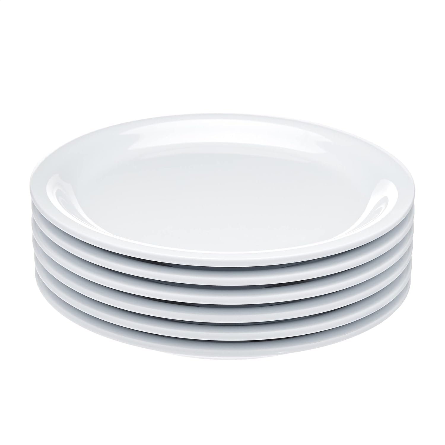 Oval Plate, 6 Piece Set, 6.5 Inch, White (Previously brand) - Image 2