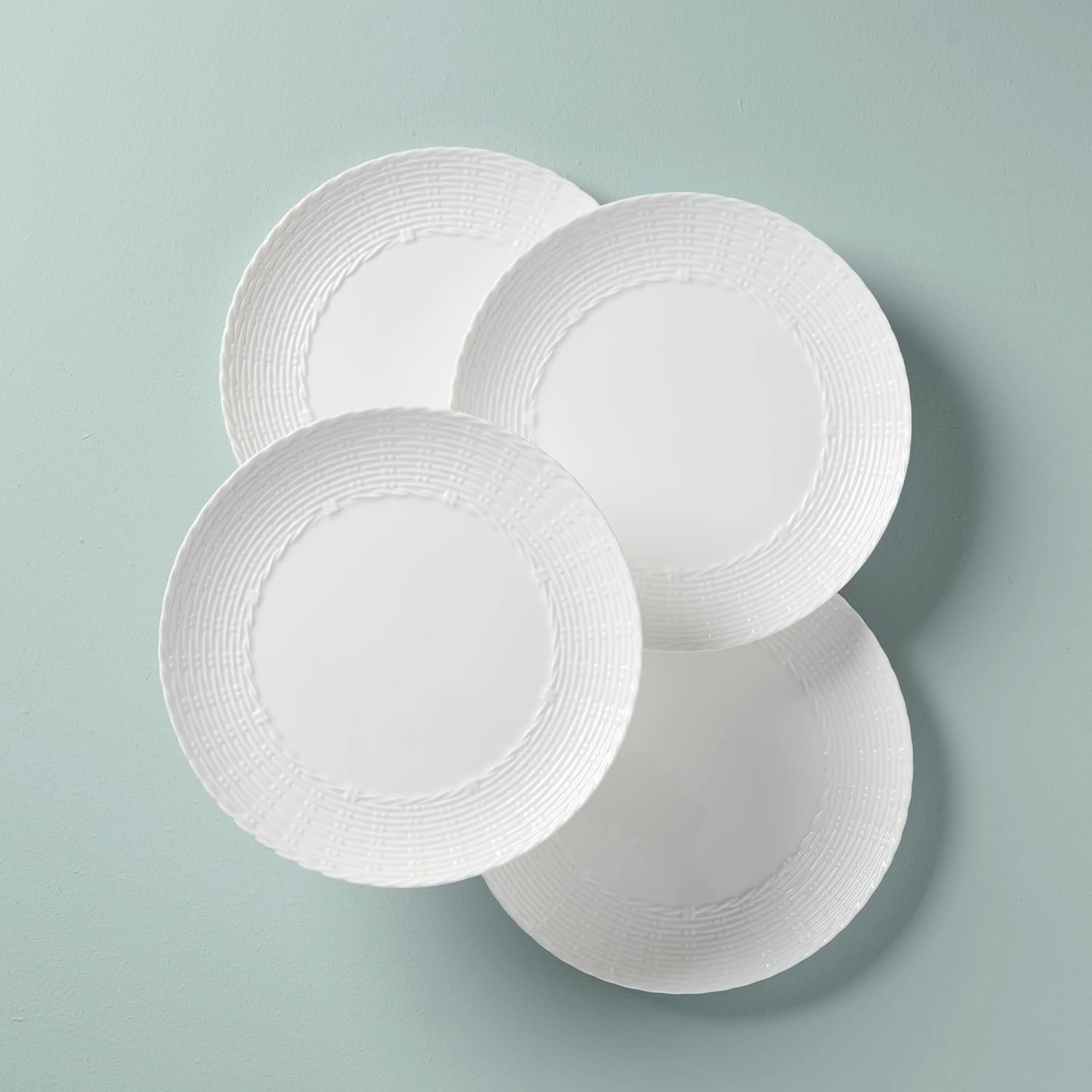 Dinner Plates, 7.10, White, Set of 4 - Image 2