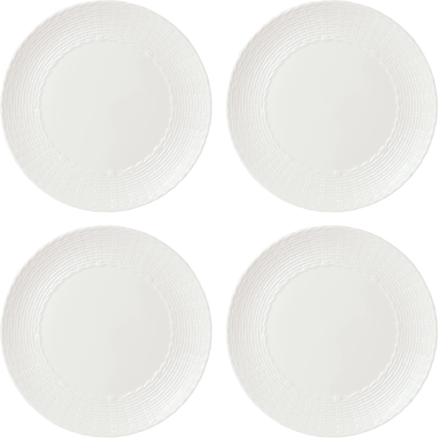 Dinner Plates, 7.10, White, Set of 4